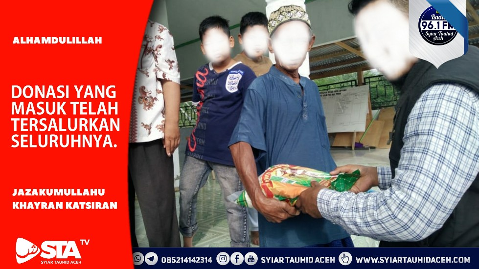 Syiar Tauhid Aceh Peduli untuk Korban Gempa dan Tsunami Palu - Donggala